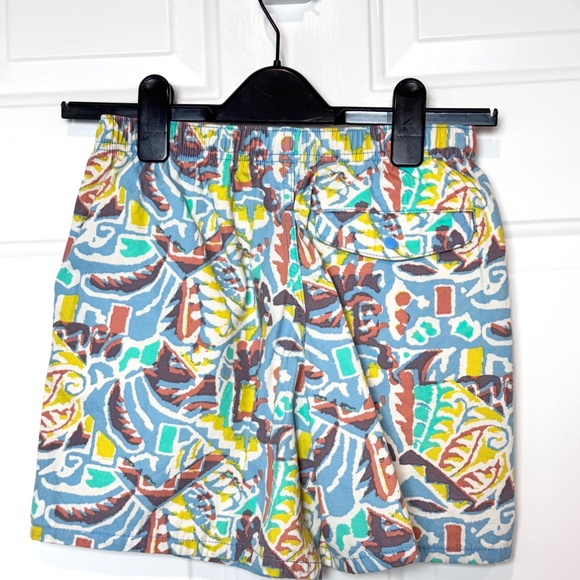 Kid's Patagonia Funhoggers Shorts, NWT: Thriving Planet in Lago Blue, Size M(10) - Picture 7 of 13